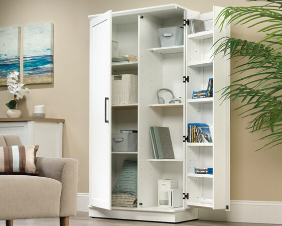 Sauder HomePlus Soft White Storage Cabinet