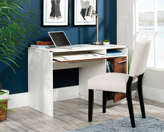 Sauder Vista Key® Modern Home Computer Desk with Storage 425845