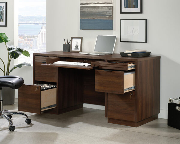 60" Commercial Credenza in Spiced Mahogany - Image 2