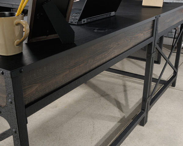 42" Commercial Desk Return in Carbon Oak - Image 5