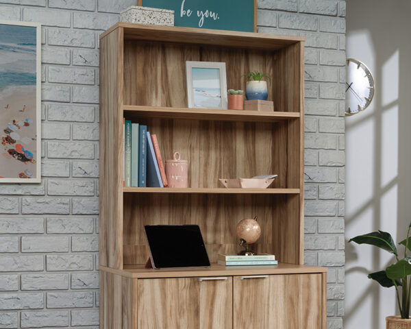 2-Shelf Library Hutch in Kiln Acacia