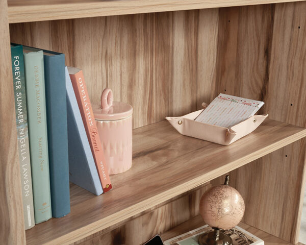 2-Shelf Library Hutch in Kiln Acacia - Image 3