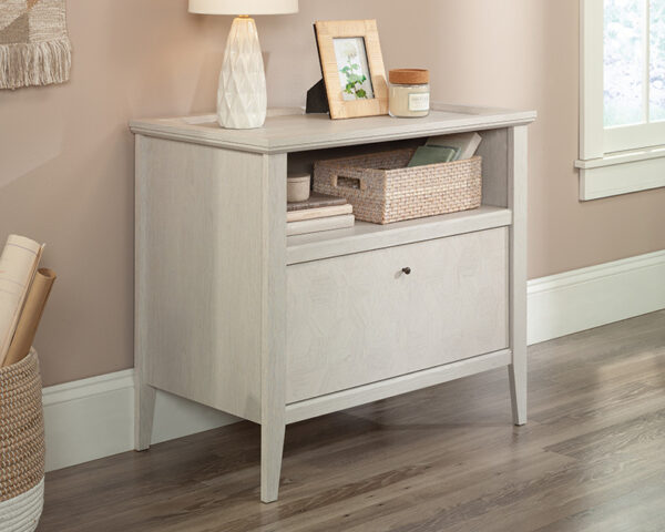 1-Drawer Lateral File Cabinet in Glacier Oak