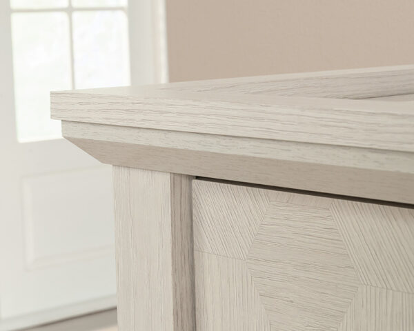 Console Table with Storage in Glacier Oak - Image 5