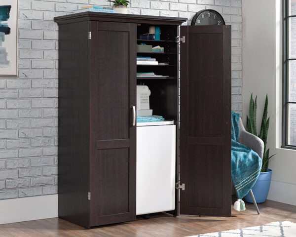 Craft or Office Armoire in Dakota Oak - Image 2